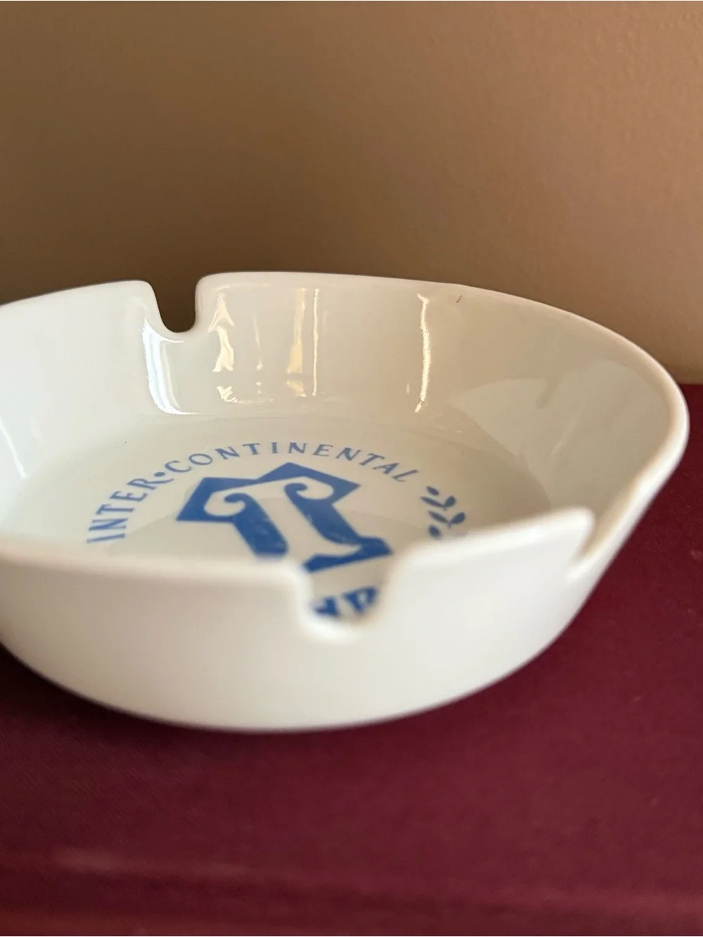 Hotel InterContinental Tehran vintage ashtray